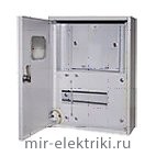 Щит ЩРУ 1Н9 под счетчик +9 модулей, накладной, с окошком, герметичный IP31, серый, 400х250х155