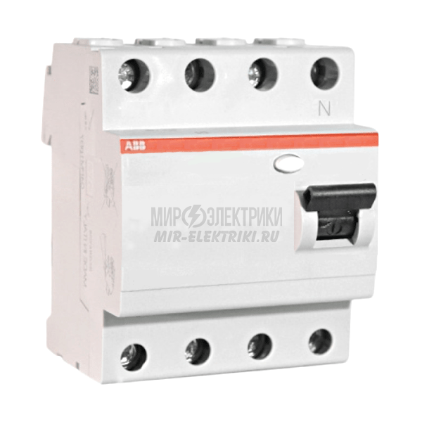 ABB  FH204AC УЗО 4P 63A 30mA (AC)