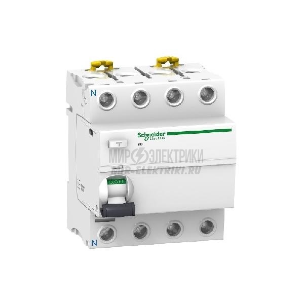 SE Acti 9 Устройство защитного отключения (УЗО) iID 4P 25A 30mA AC