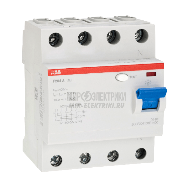 УЗО ABB F204 63А 300mA