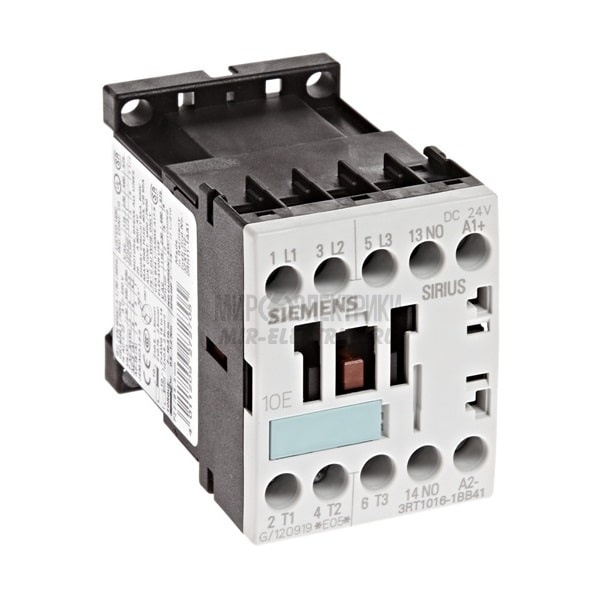 Контактор Siemens Sirius 7A, DC 24В, 1НЗ