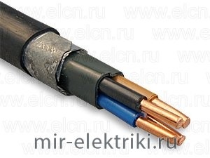 Кабель бронированный ВБбШв 4х4 четырехжильный